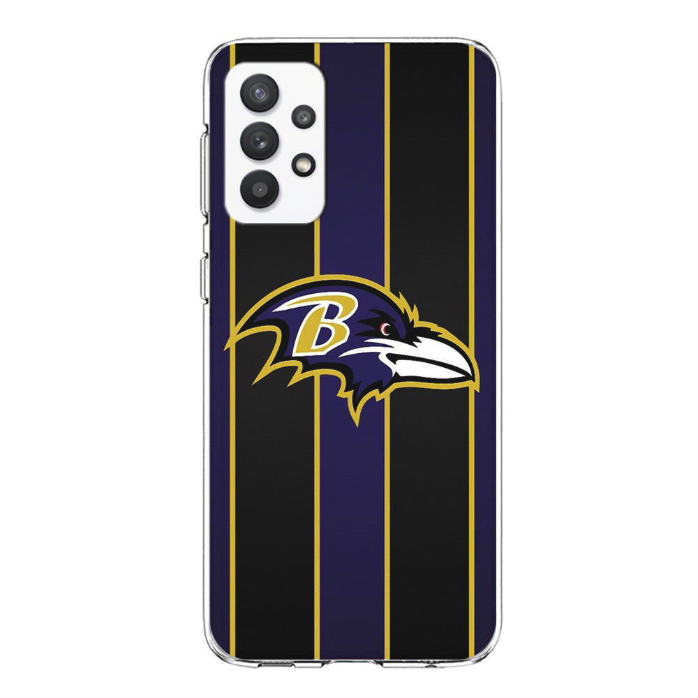 NFL Baltimore Ravens 001 Samsung Galaxy A32 Case-Phone Case-Clear Soft Case-Altracase