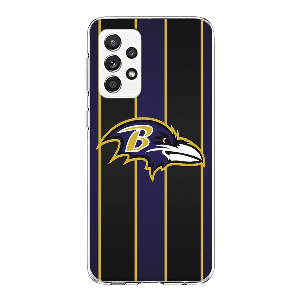 NFL Baltimore Ravens 001 Samsung Galaxy A72 Case-Phone Case-Clear Soft Case-Altracase