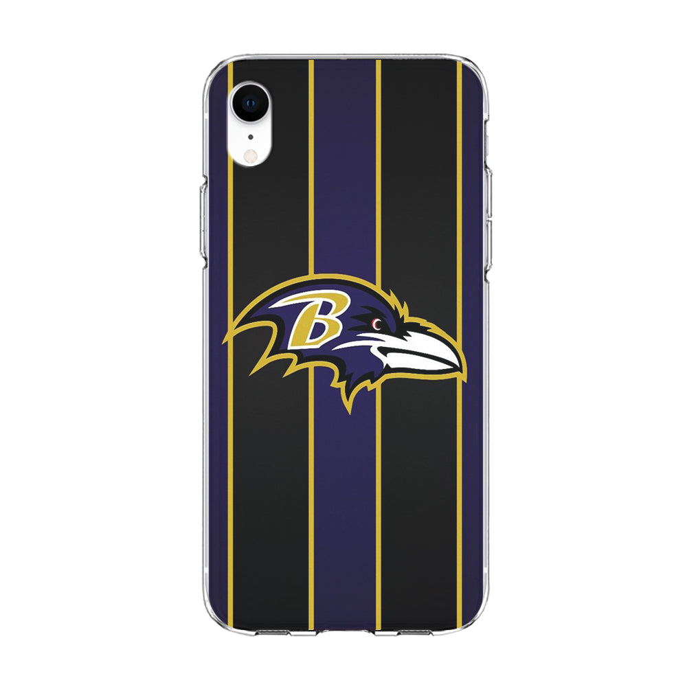 NFL Baltimore Ravens 001 iPhone XR Case-Phone Case-Clear Soft Case-Altracase