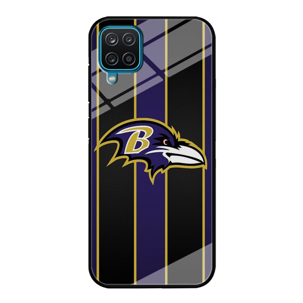 NFL Baltimore Ravens 001 Samsung Galaxy A12 Case-Phone Case-Tempered Glass Case-Altracase