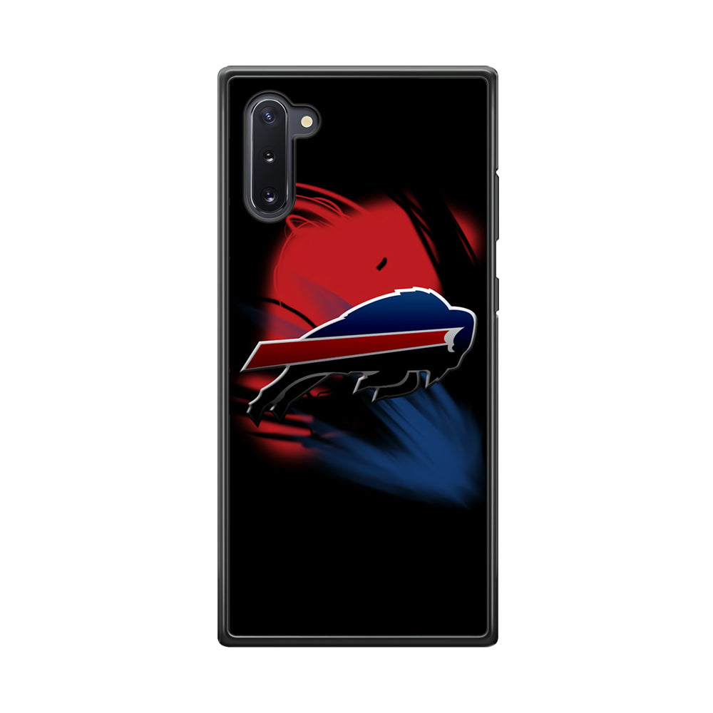 NFL Buffalo Bills 001 Samsung Galaxy Note 10 Case-Phone Case-Rubber Black (2D Case)-Altracase