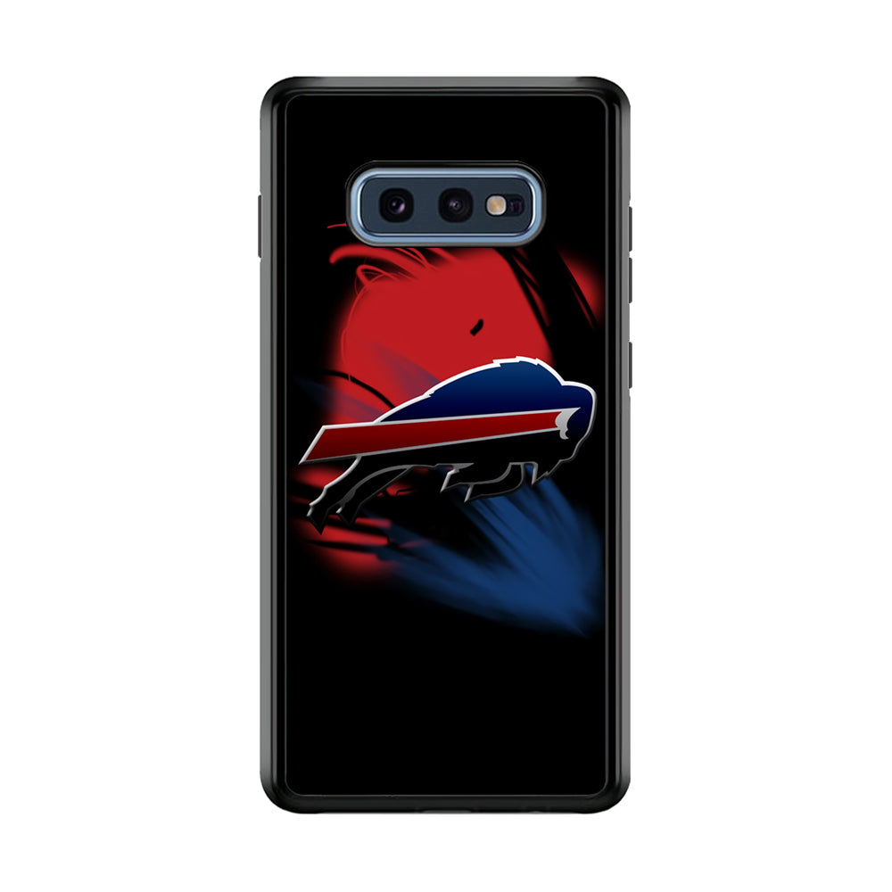 NFL Buffalo Bills 001 Samsung Galaxy S10E Case-Phone Case-Rubber Black (2D Case)-Altracase