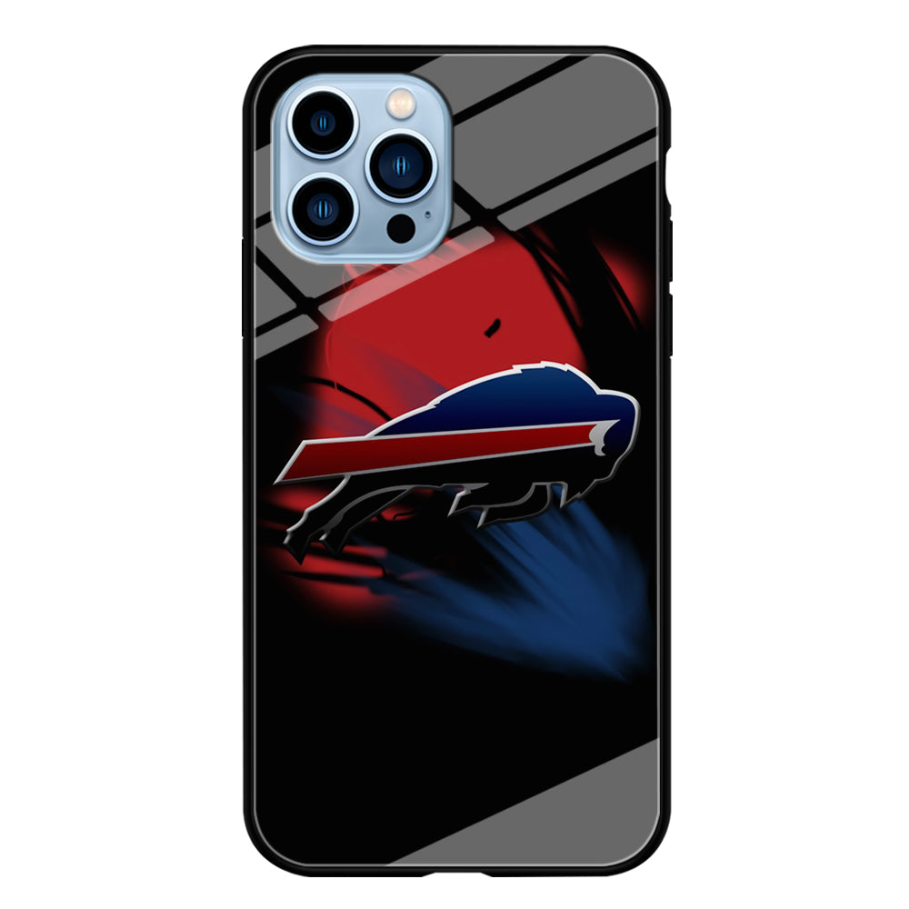 NFL Buffalo Bills 001 iPhone 15 Pro Case-Phone Case-Tempered Glass Case-Altracase
