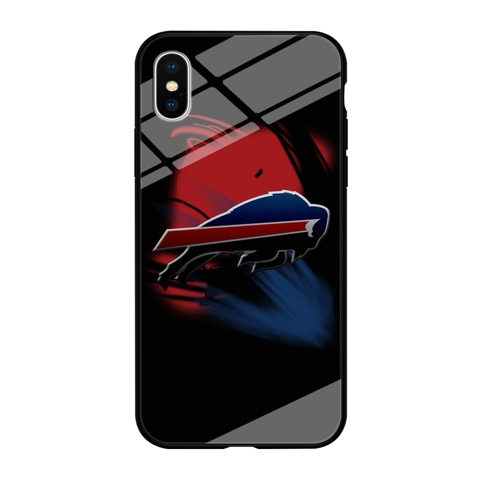 NFL Buffalo Bills 001 iPhone Xs Case-Phone Case-Tempered Glass Case-Altracase
