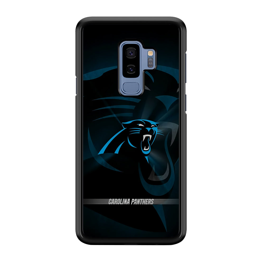 NFL Carolina Panthers 001 Samsung Galaxy S9 Plus Case-Phone Case-Rubber Black (2D Case)-Altracase