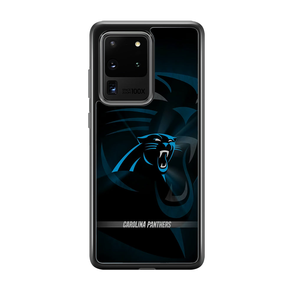 NFL Carolina Panthers 001 Samsung Galaxy S20 Ultra Case-Phone Case-Tempered Glass Case-Altracase