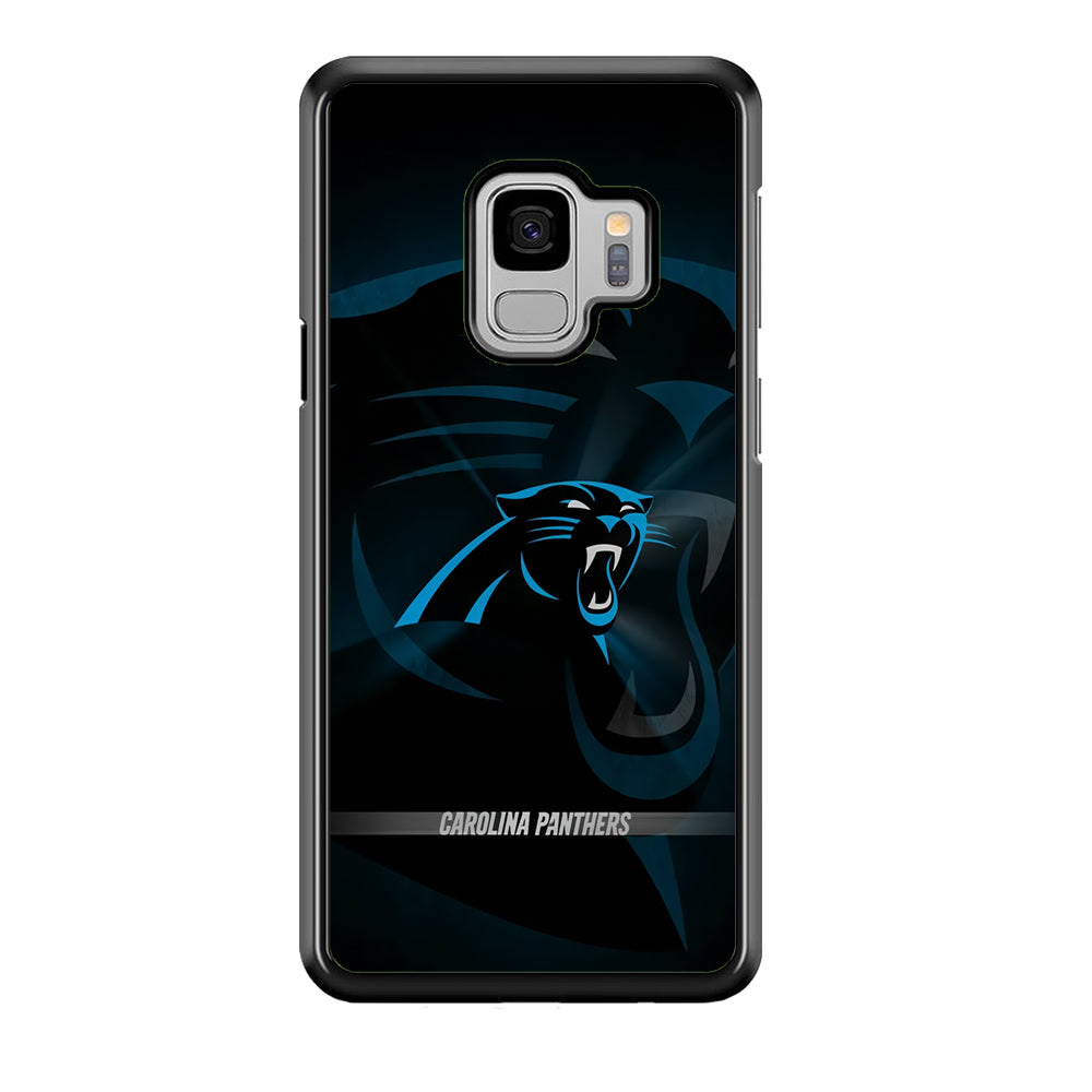 NFL Carolina Panthers 001 Samsung Galaxy S9 Case-Phone Case-Rubber Black (2D Case)-Altracase