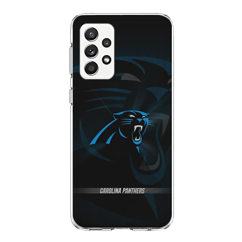 NFL Carolina Panthers 001 Samsung Galaxy A72 Case-Phone Case-Clear Soft Case-Altracase