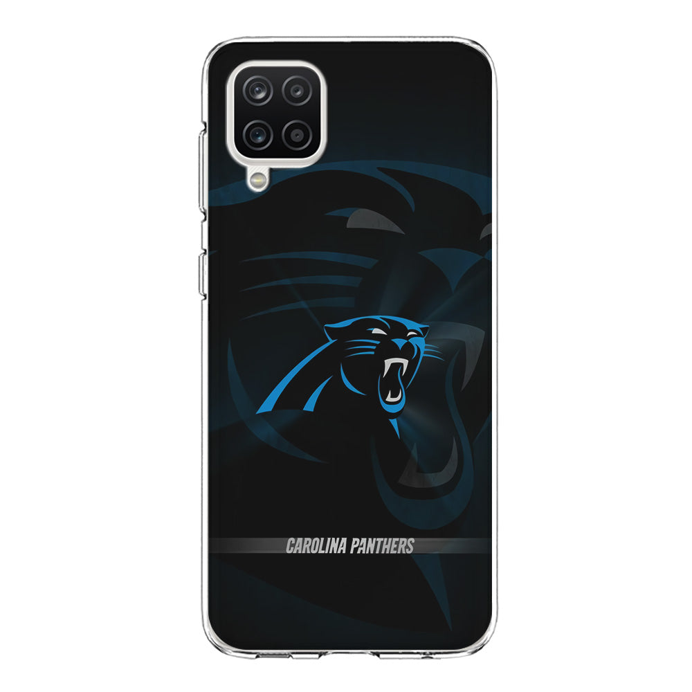NFL Carolina Panthers 001 Samsung Galaxy A12 Case-Phone Case-Clear Soft Case-Altracase