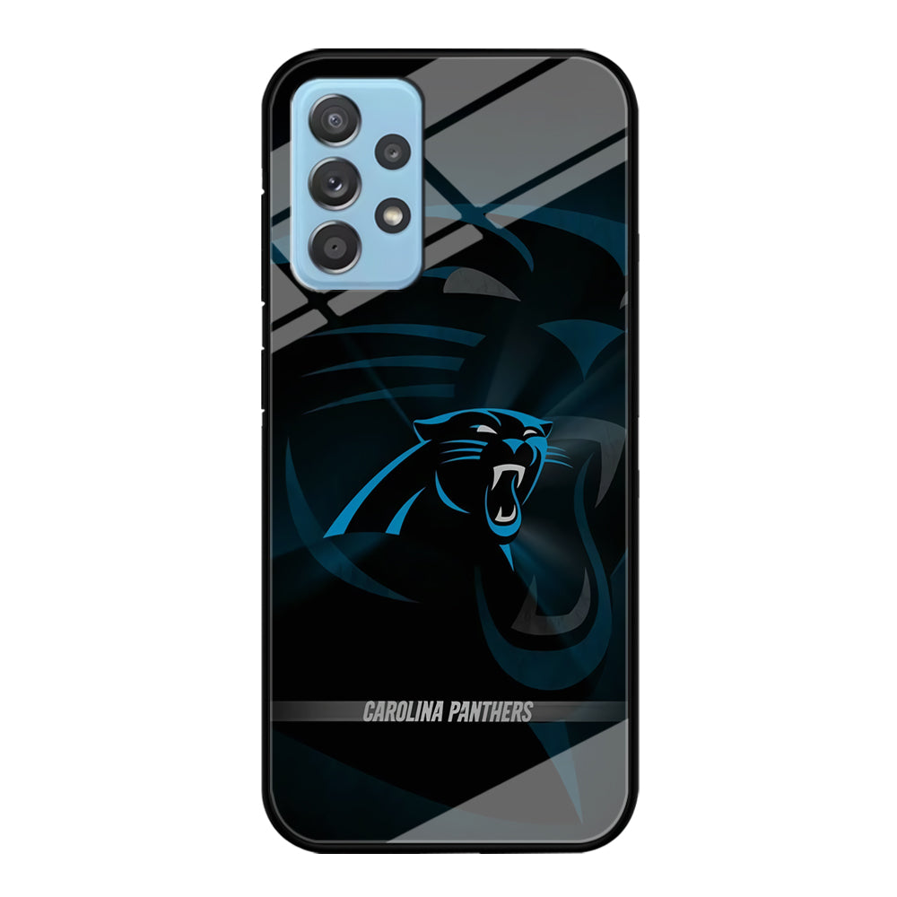 NFL Carolina Panthers 001 Samsung Galaxy A72 Case-Phone Case-Tempered Glass Case-Altracase
