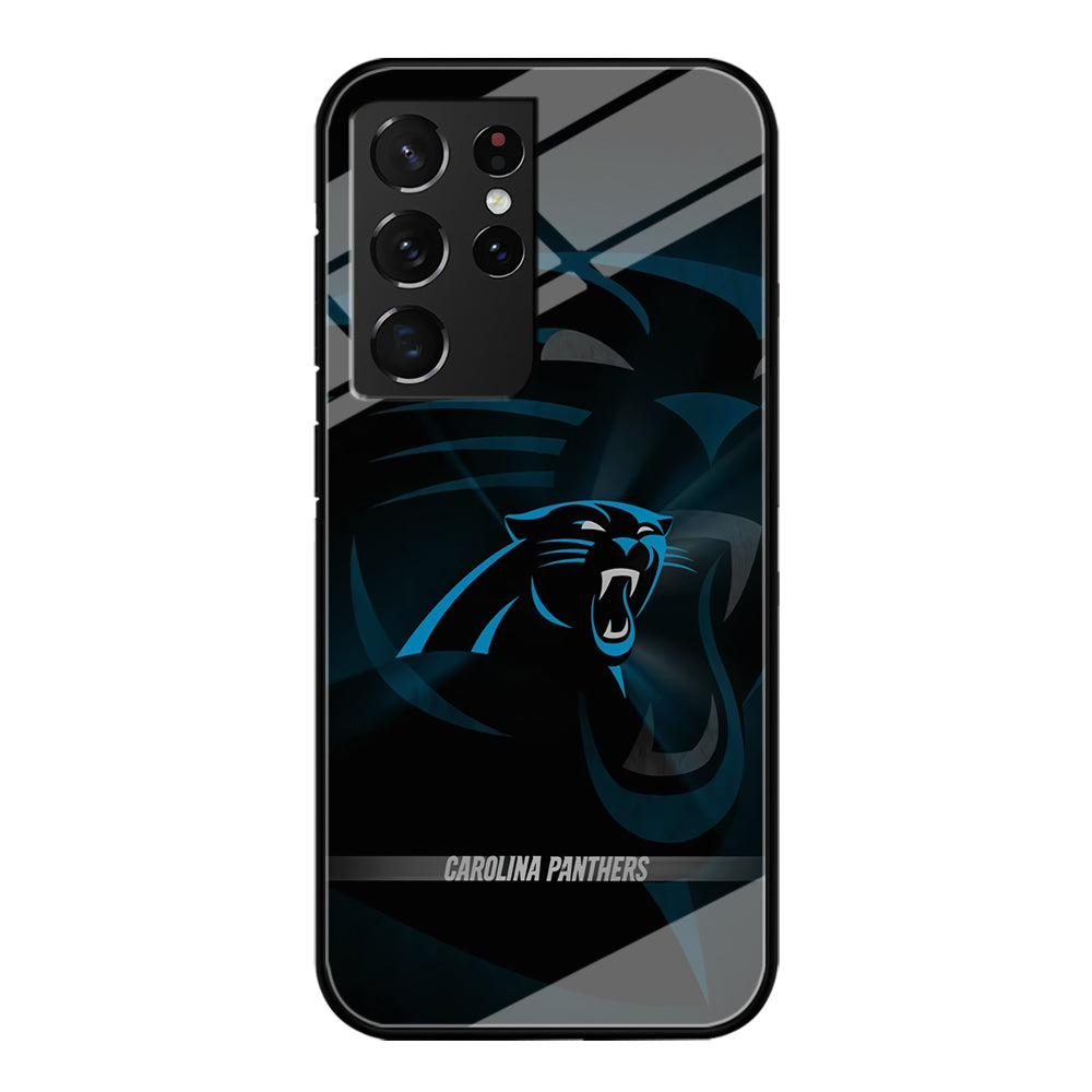 NFL Carolina Panthers 001 Samsung Galaxy S21 Ultra Case-Phone Case-Tempered Glass Case-Altracase