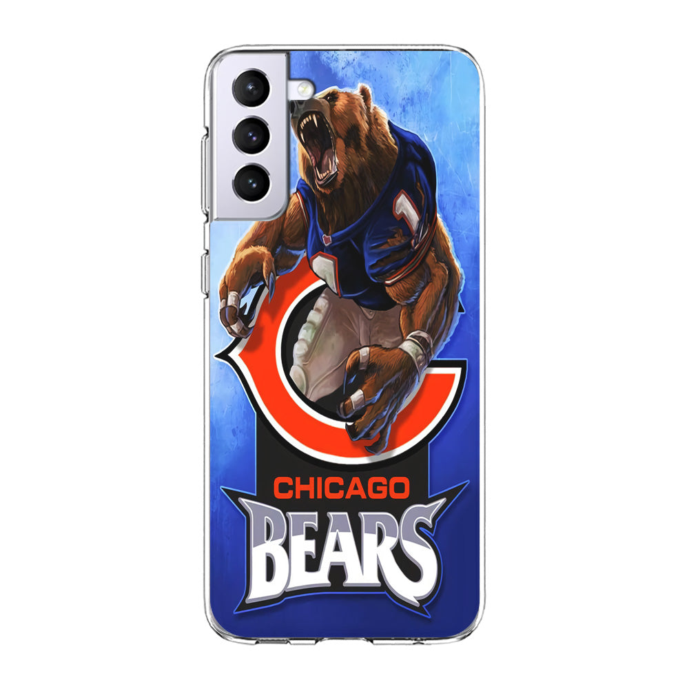 NFL Chicago Bears 001 Samsung Galaxy S22 Plus Case-Phone Case-Clear Soft Case-Altracase