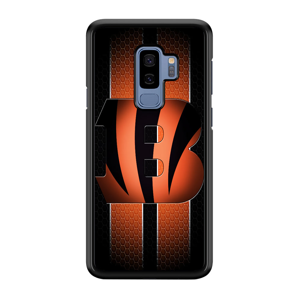 NFL Cincinnati Bengals 001 Samsung Galaxy S9 Plus Case-Phone Case-Rubber Black (2D Case)-Altracase