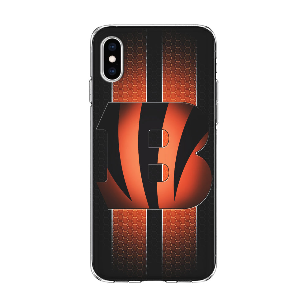 NFL Cincinnati Bengals 001 iPhone Xs Case-Phone Case-Clear Soft Case-Altracase