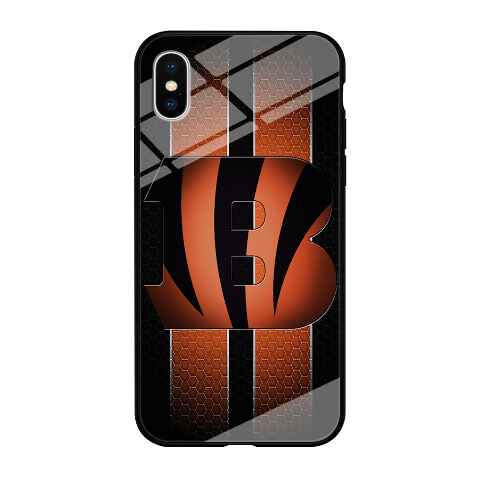 NFL Cincinnati Bengals 001 iPhone Xs Case-Phone Case-Tempered Glass Case-Altracase