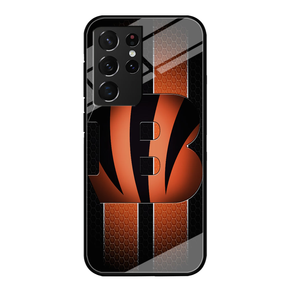 NFL Cincinnati Bengals 001 Samsung Galaxy S21 Ultra Case-Phone Case-Tempered Glass Case-Altracase