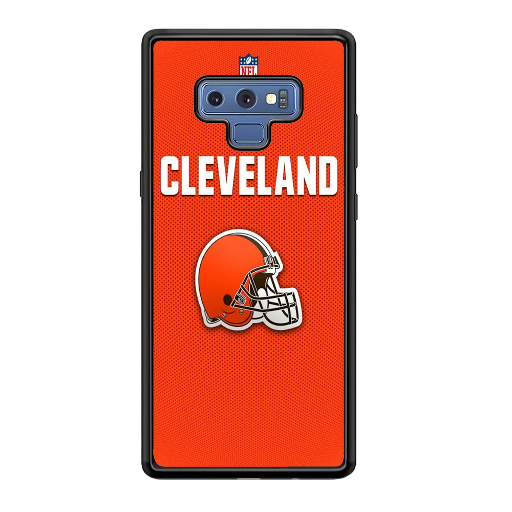 NFL Cleveland Browns 001 Samsung Galaxy Note 9 Case-Phone Case-Tempered Glass Case-Altracase