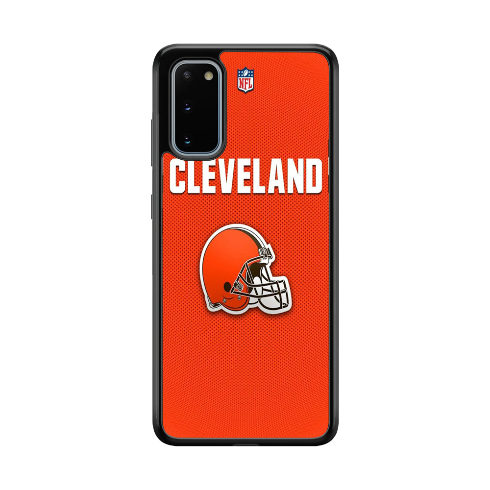 NFL Cleveland Browns 001 Samsung Galaxy S20 Case-Phone Case-Tempered Glass Case-Altracase