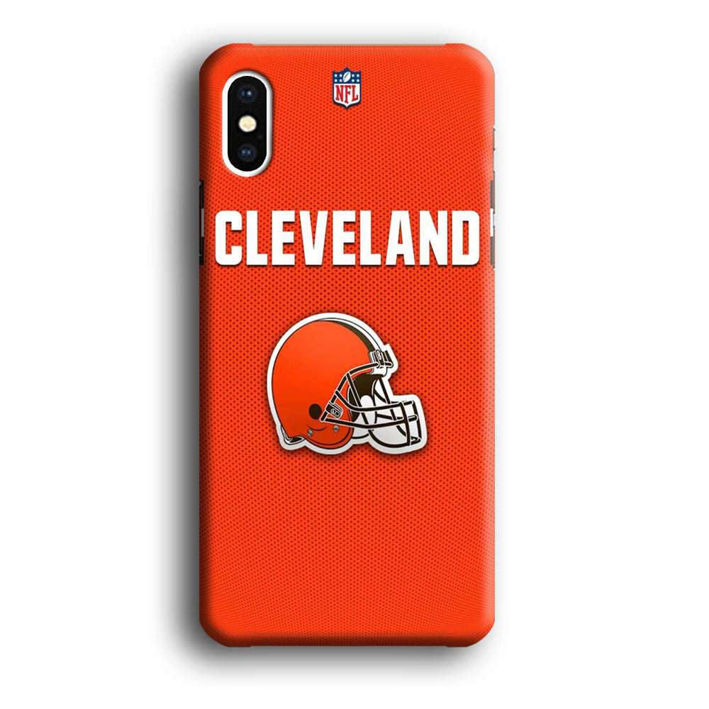NFL Cleveland Browns 001 iPhone Xs Case-Phone Case-3D Case-Altracase