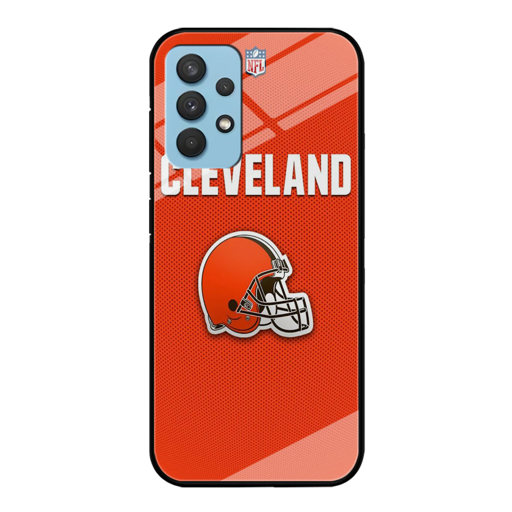 NFL Cleveland Browns 001 Samsung Galaxy A32 Case-Phone Case-Tempered Glass Case-Altracase