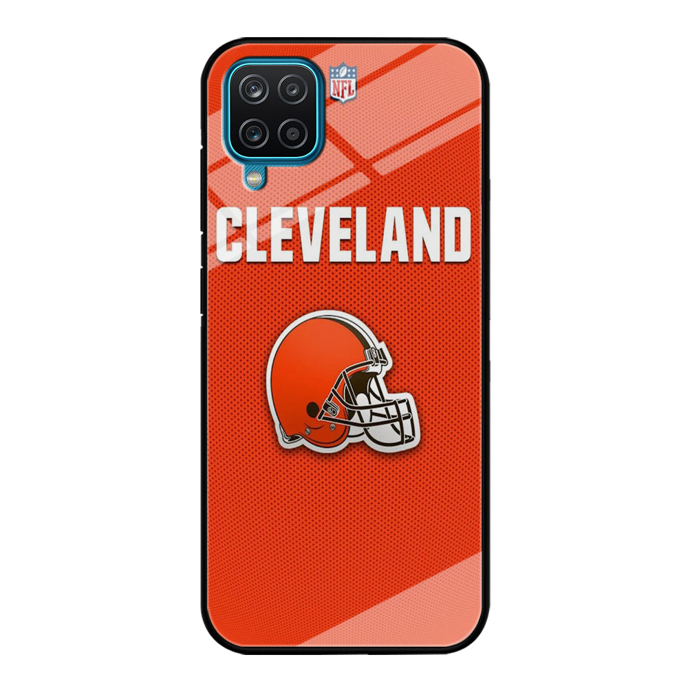NFL Cleveland Browns 001 Samsung Galaxy A12 Case-Phone Case-Tempered Glass Case-Altracase