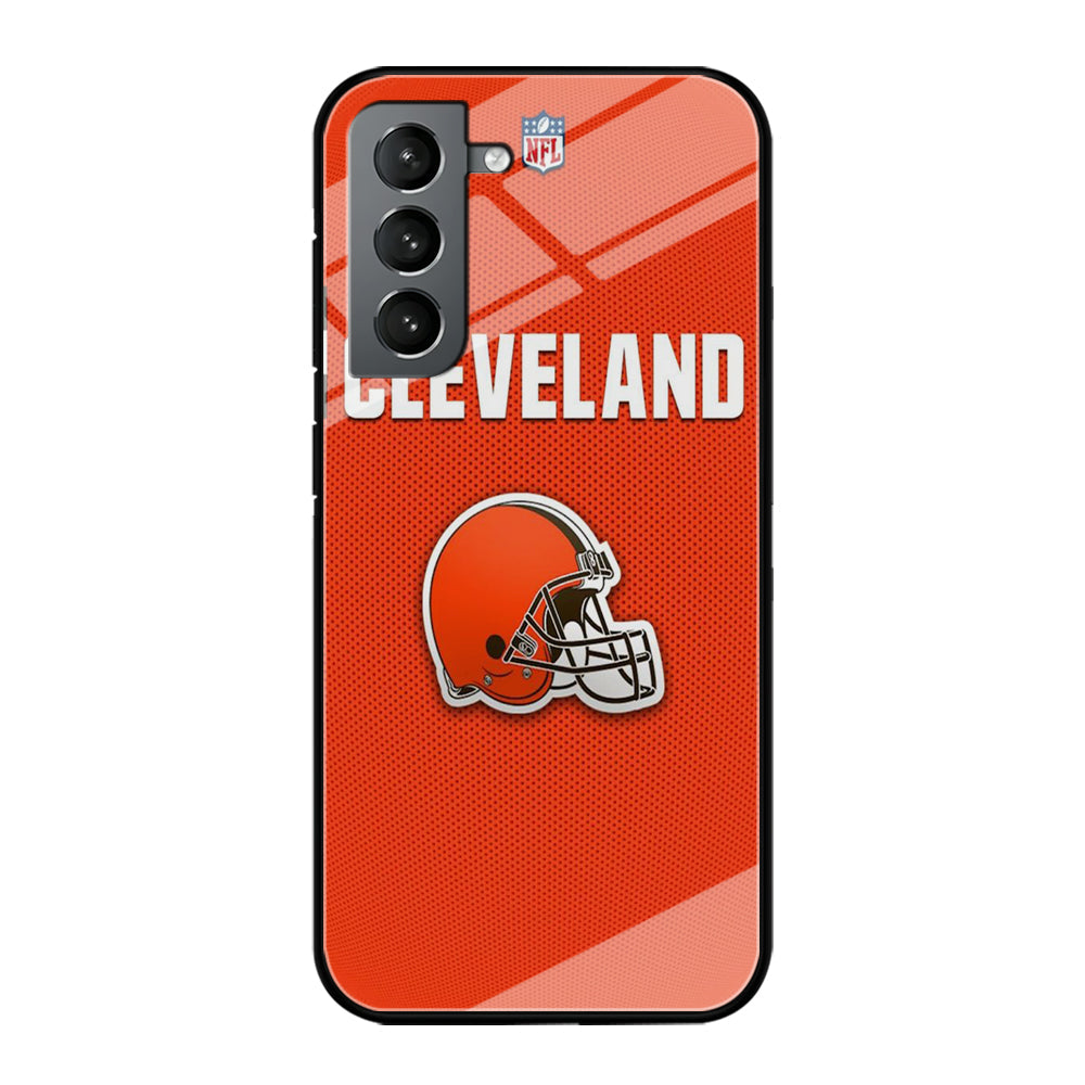 NFL Cleveland Browns 001 Samsung Galaxy S22 Case-Phone Case-Tempered Glass Case-Altracase
