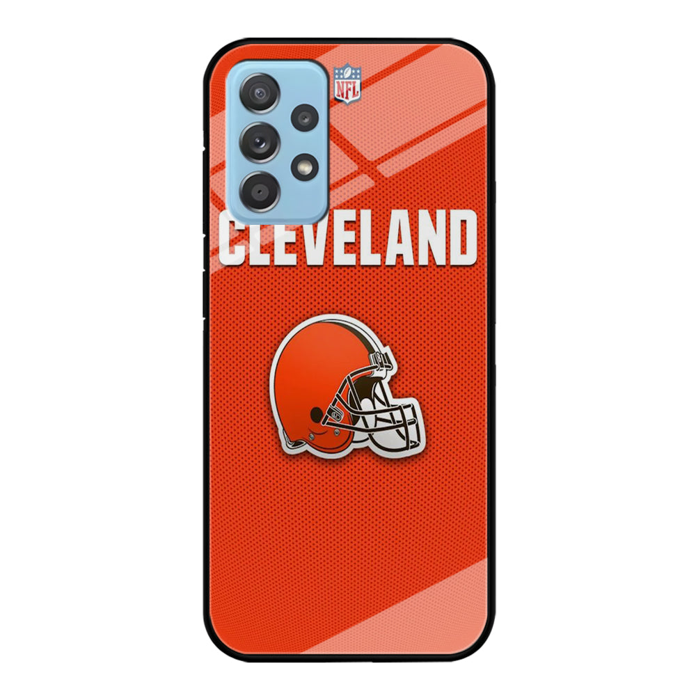 NFL Cleveland Browns 001 Samsung Galaxy A72 Case-Phone Case-Tempered Glass Case-Altracase