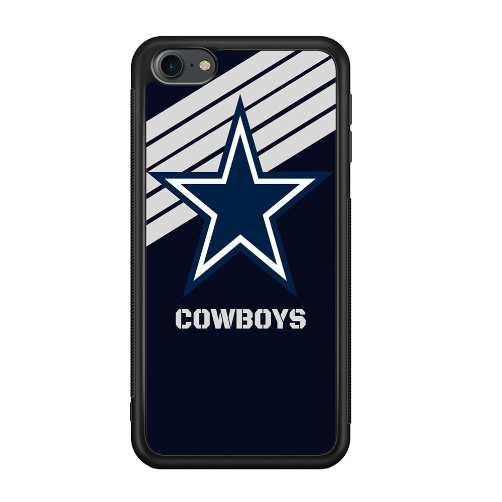 NFL Dallas Cowboys 001 iPod Touch 6 Case-Phone Case-Rubber White (2D Case)-Altracase