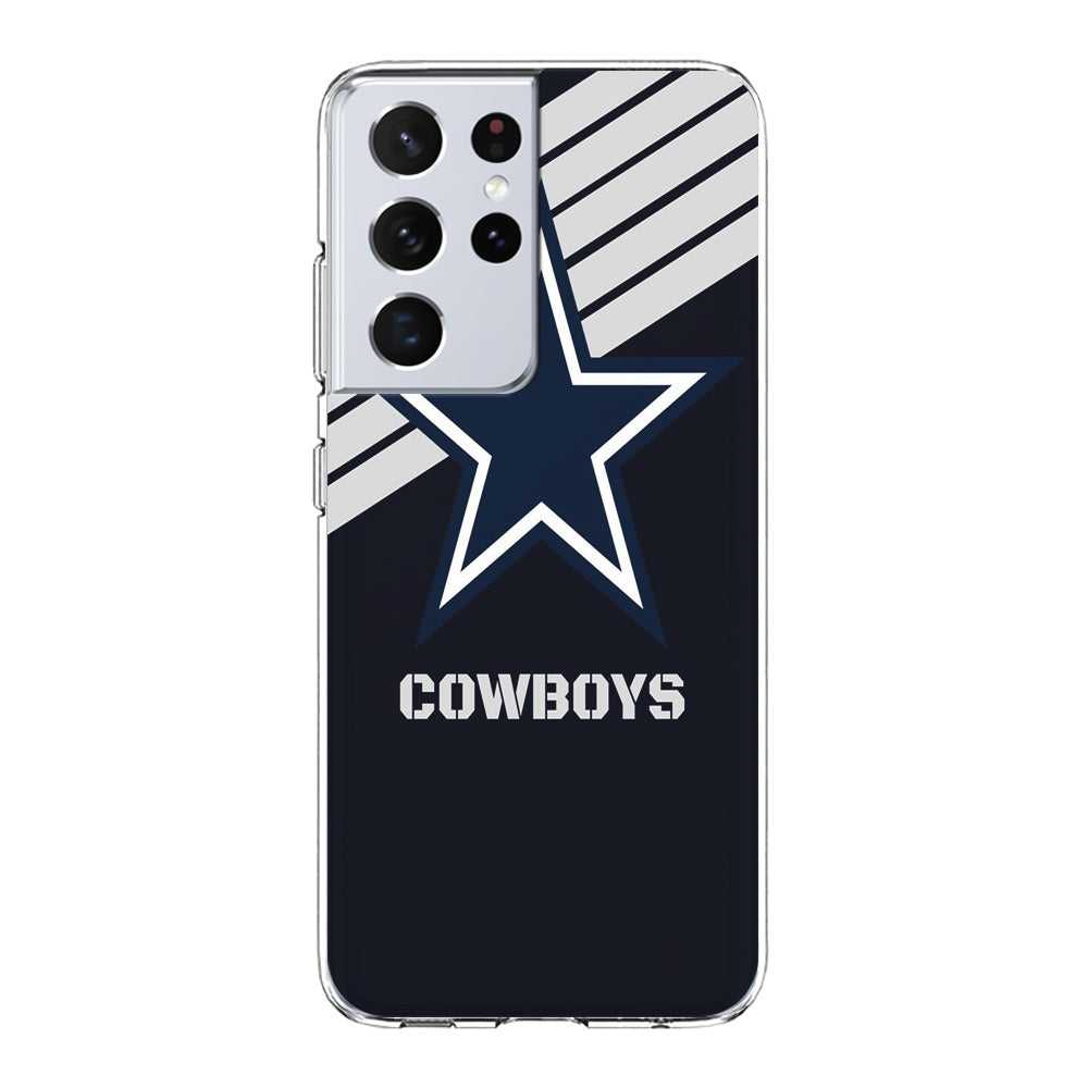 NFL Dallas Cowboys 001 Samsung Galaxy S24 Ultra Case-Phone Case-Clear Soft Case-Altracase