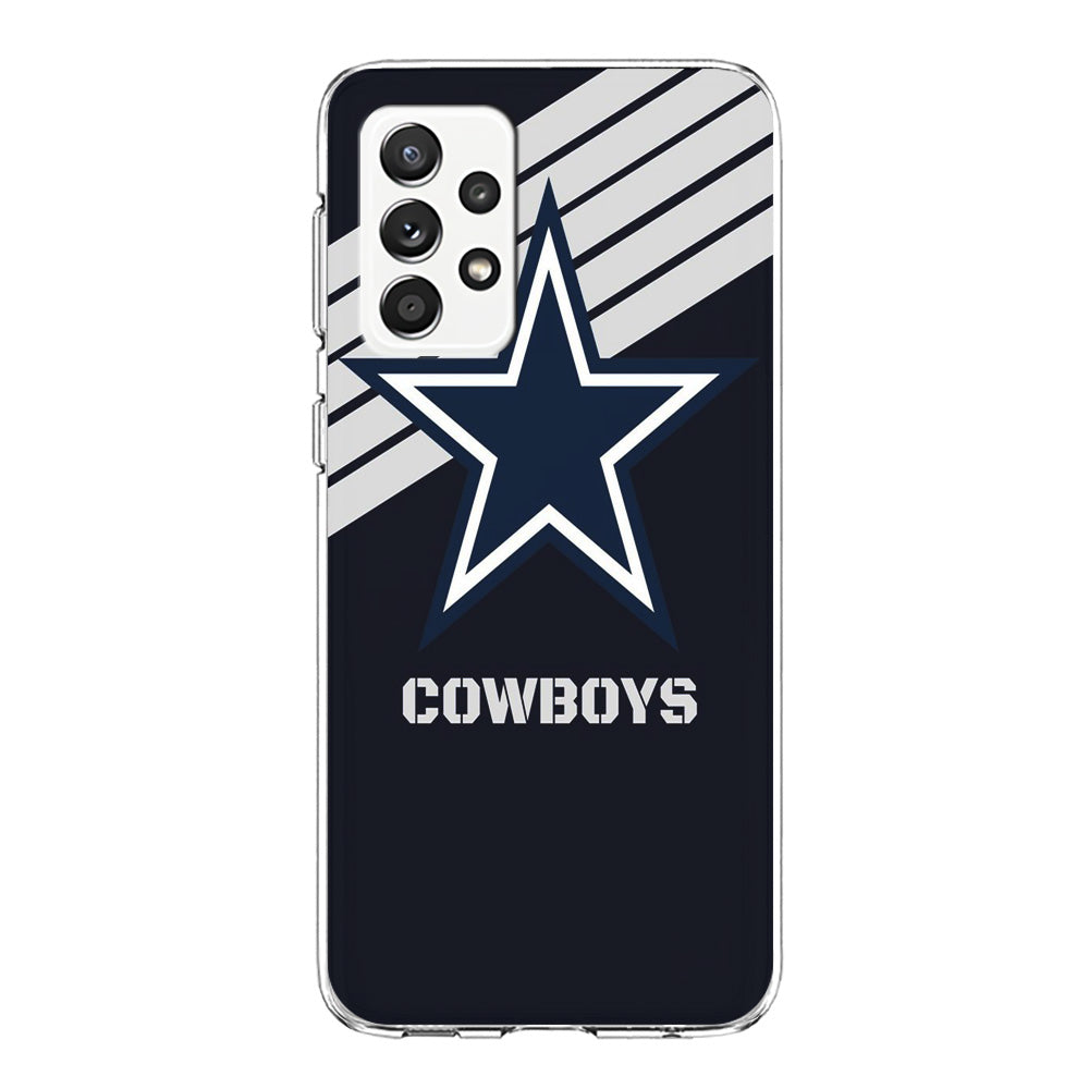 NFL Dallas Cowboys 001 Samsung Galaxy A72 Case-Phone Case-Clear Soft Case-Altracase