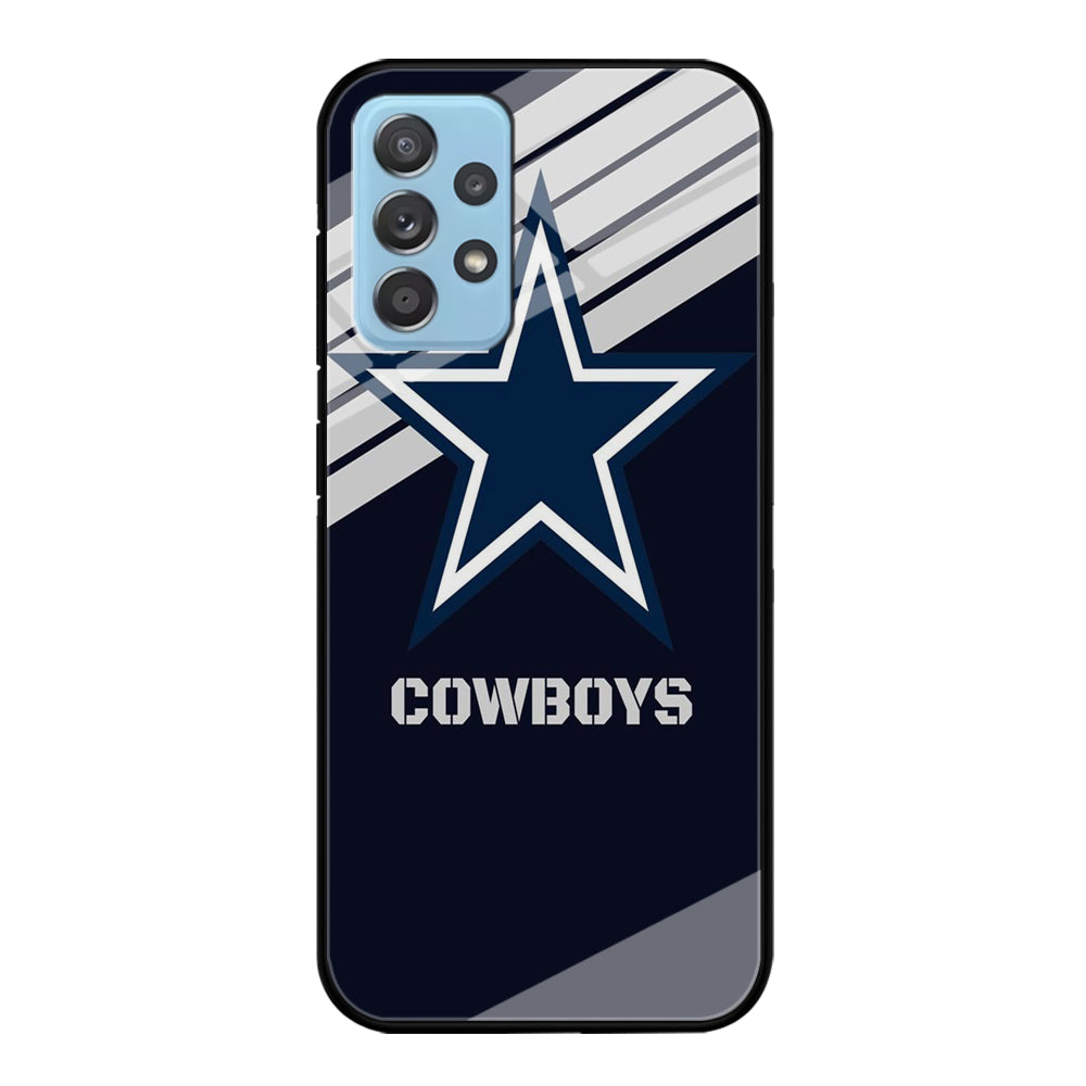 NFL Dallas Cowboys 001 Samsung Galaxy A72 Case-Phone Case-Tempered Glass Case-Altracase