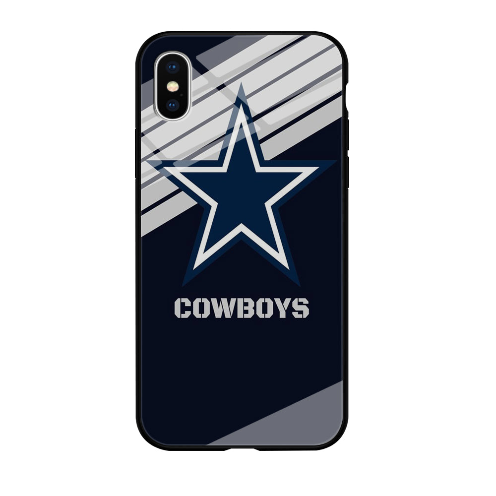 NFL Dallas Cowboys 001 iPhone Xs Case-Phone Case-Tempered Glass Case-Altracase