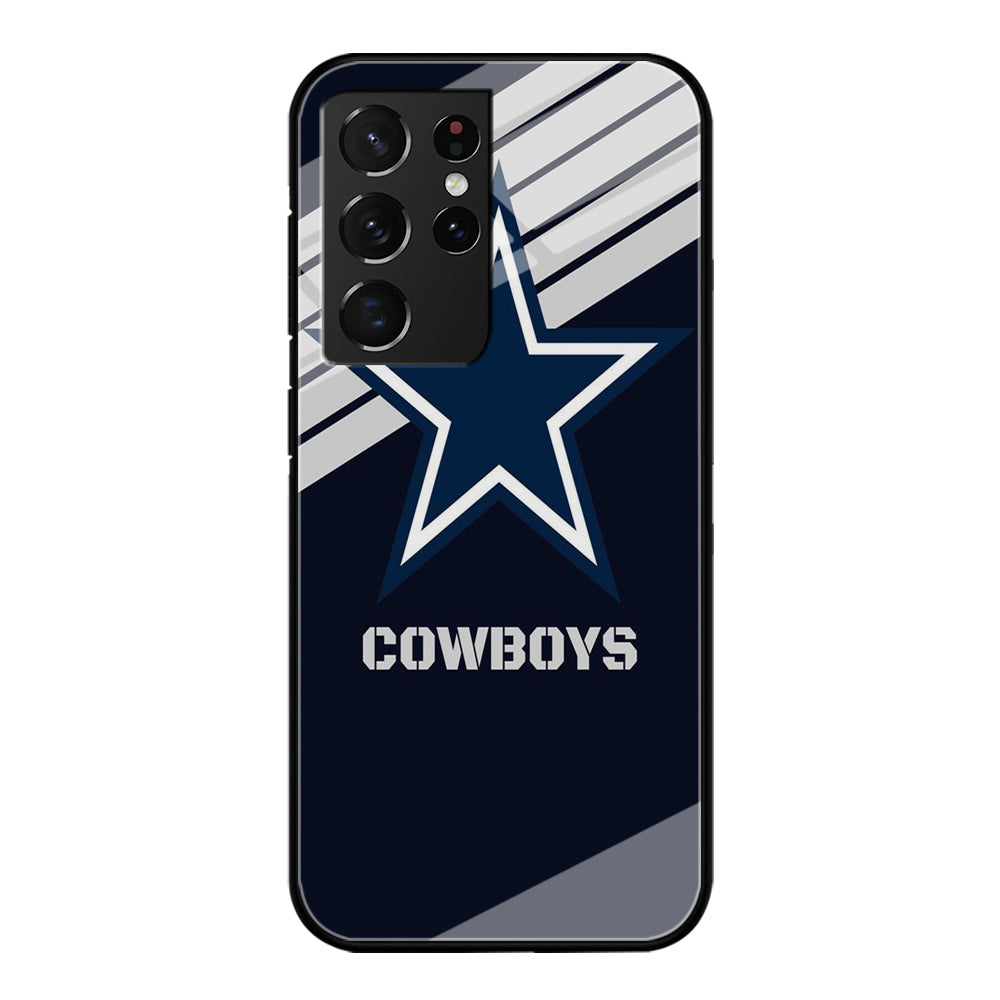 NFL Dallas Cowboys 001 Samsung Galaxy S24 Ultra Case-Phone Case-Tempered Glass Case-Altracase