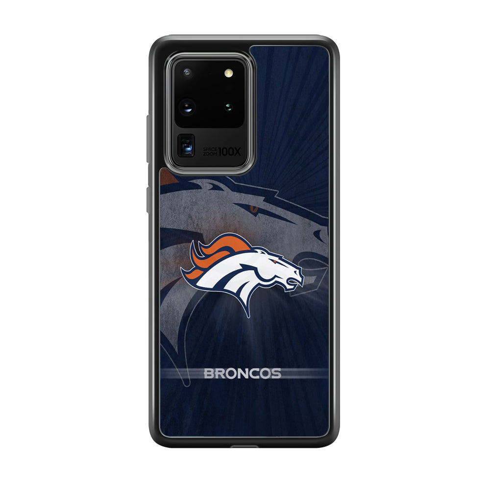 NFL Denver Broncos 001 Samsung Galaxy S20 Ultra Case-Phone Case-Tempered Glass Case-Altracase