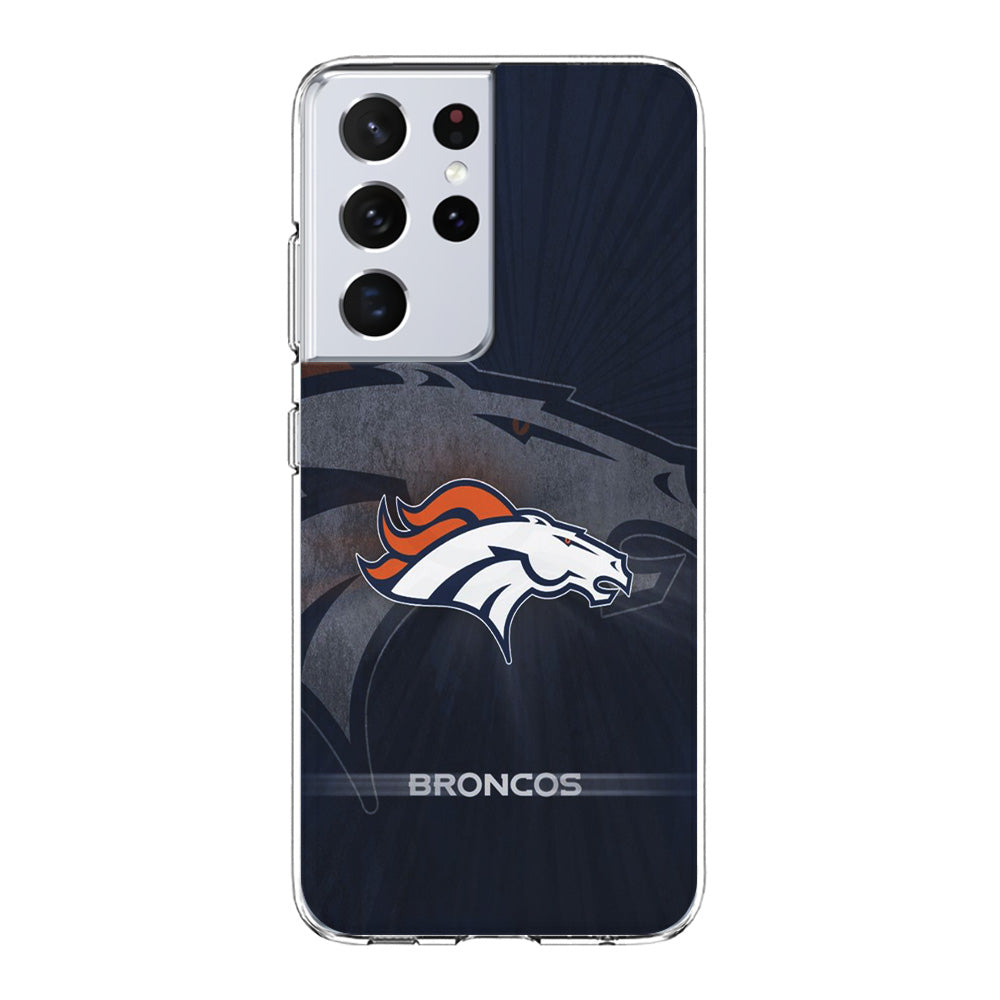 NFL Denver Broncos 001 Samsung Galaxy S21 Ultra Case-Phone Case-Clear Soft Case-Altracase