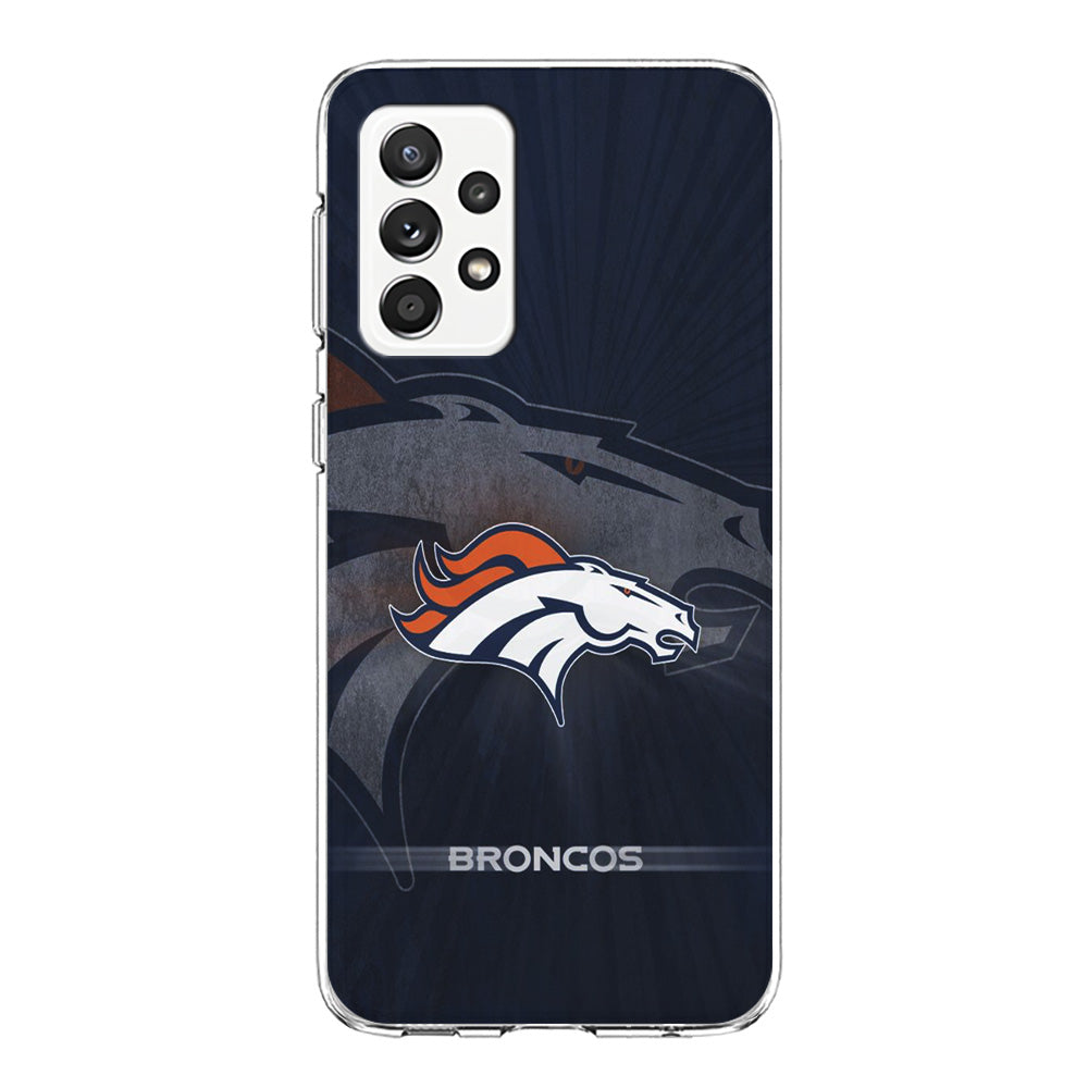 NFL Denver Broncos 001 Samsung Galaxy A72 Case-Phone Case-Clear Soft Case-Altracase