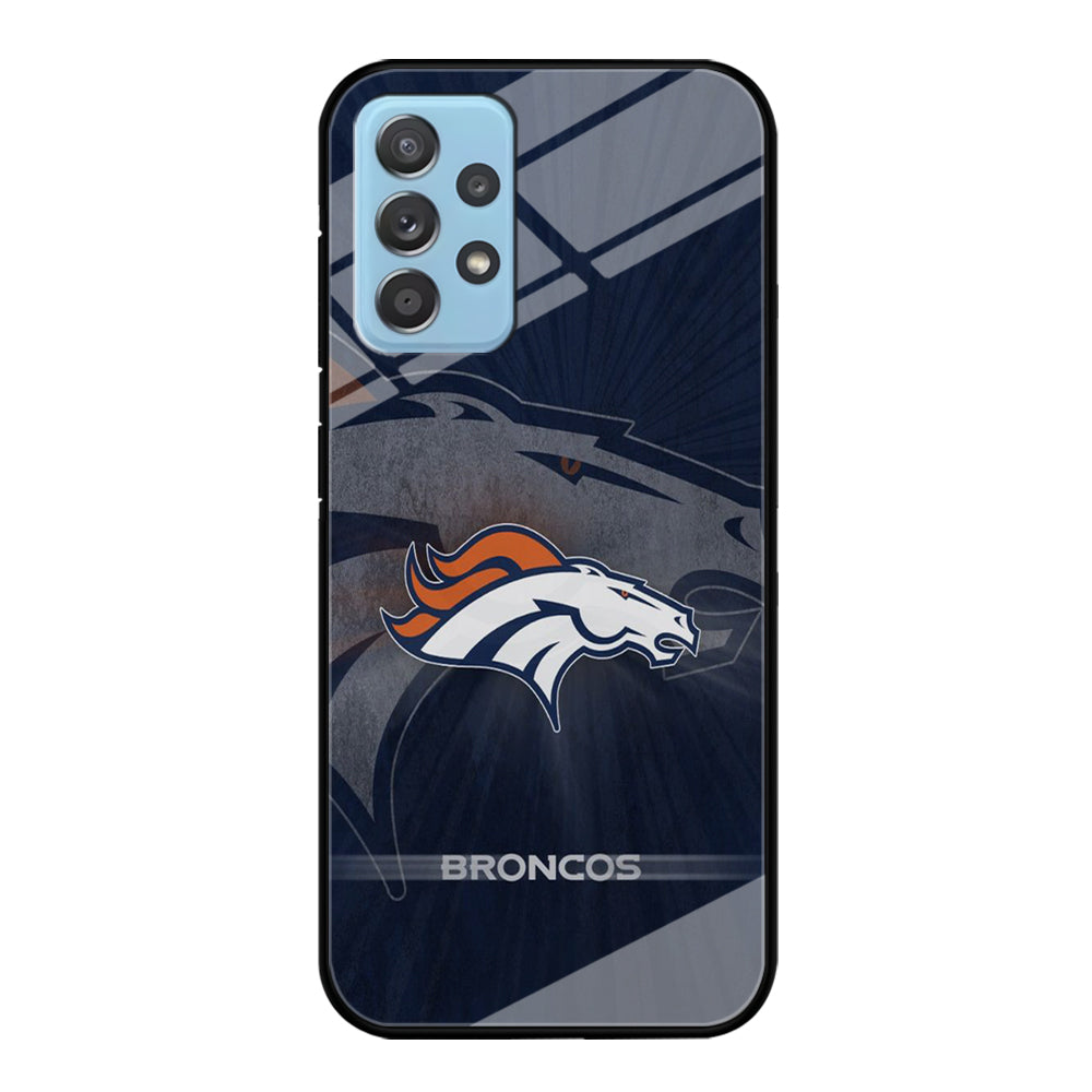 NFL Denver Broncos 001 Samsung Galaxy A72 Case-Phone Case-Tempered Glass Case-Altracase