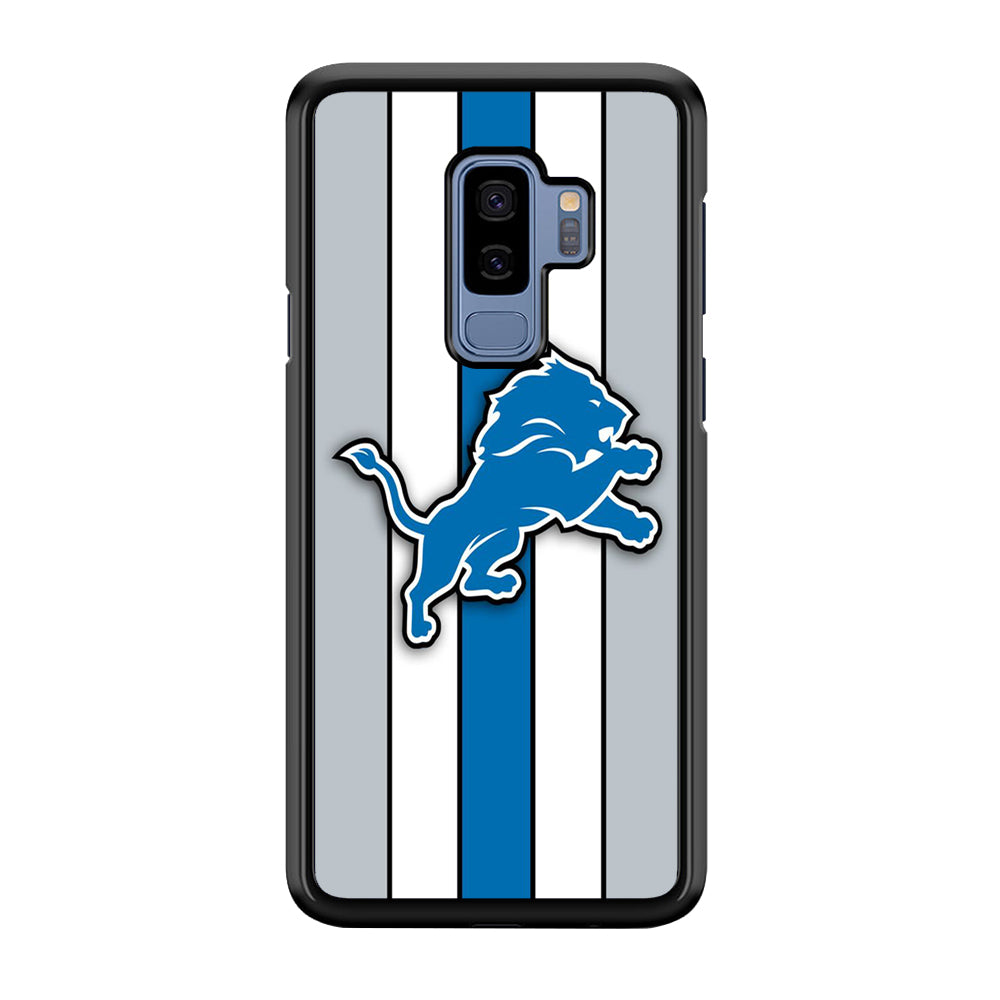 NFL Detroit Lions 001 Samsung Galaxy S9 Plus Case-Phone Case-Rubber Black (2D Case)-Altracase