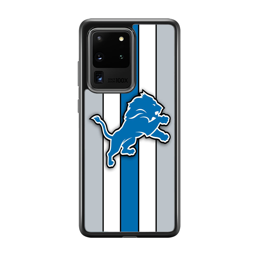 NFL Detroit Lions 001 Samsung Galaxy S20 Ultra Case-Phone Case-Tempered Glass Case-Altracase