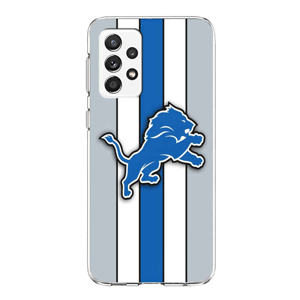NFL Detroit Lions 001 Samsung Galaxy A72 Case-Phone Case-Clear Soft Case-Altracase