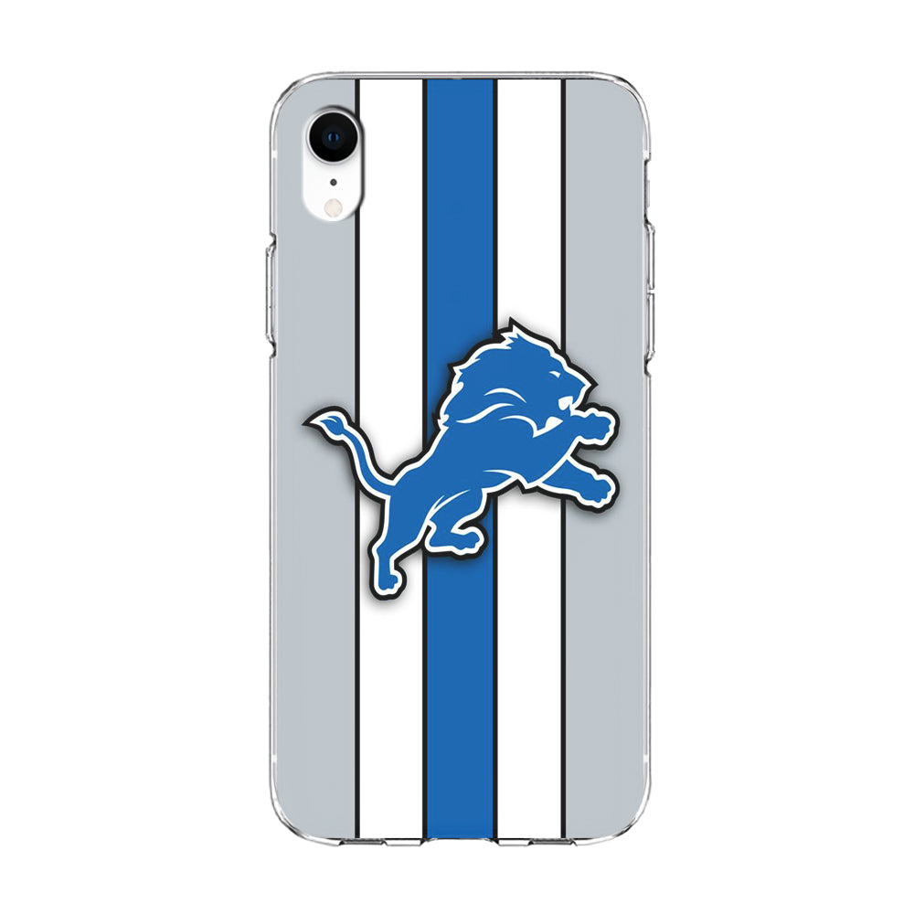 NFL Detroit Lions 001 iPhone XR Case-Phone Case-Clear Soft Case-Altracase
