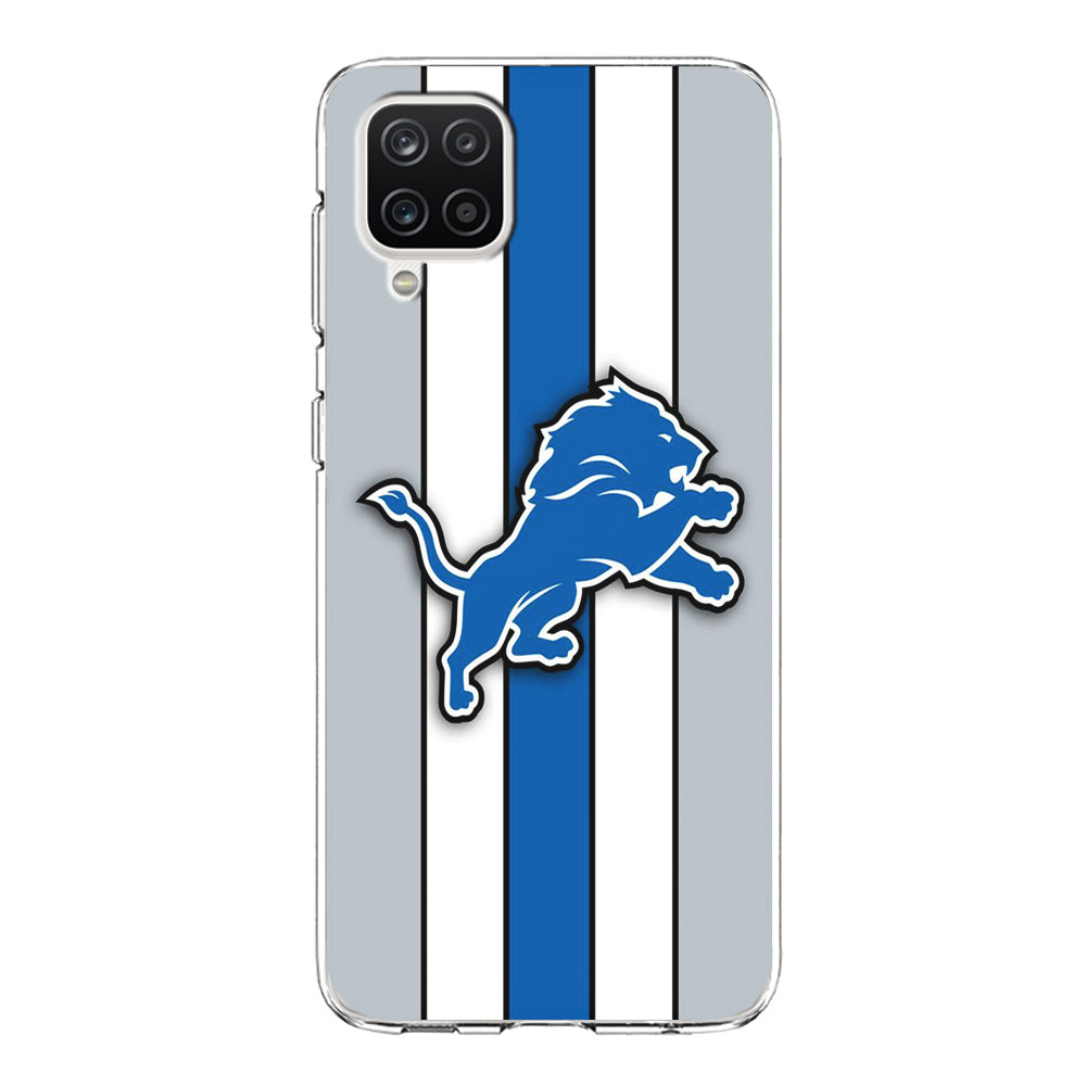 NFL Detroit Lions 001 Samsung Galaxy A12 Case-Phone Case-Clear Soft Case-Altracase