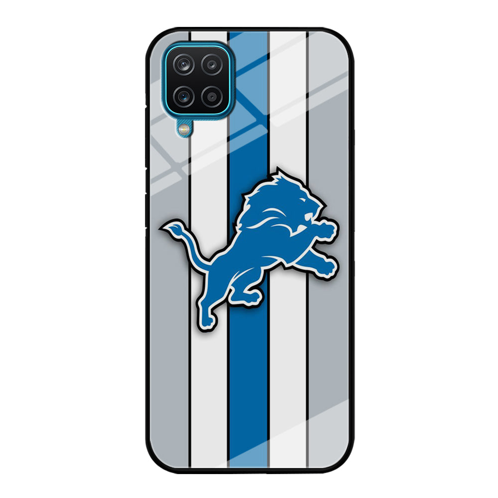 NFL Detroit Lions 001 Samsung Galaxy A12 Case-Phone Case-Tempered Glass Case-Altracase