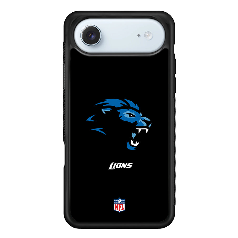 NFL Detroit Lions Black iPhone 17 Air Case - Altracase