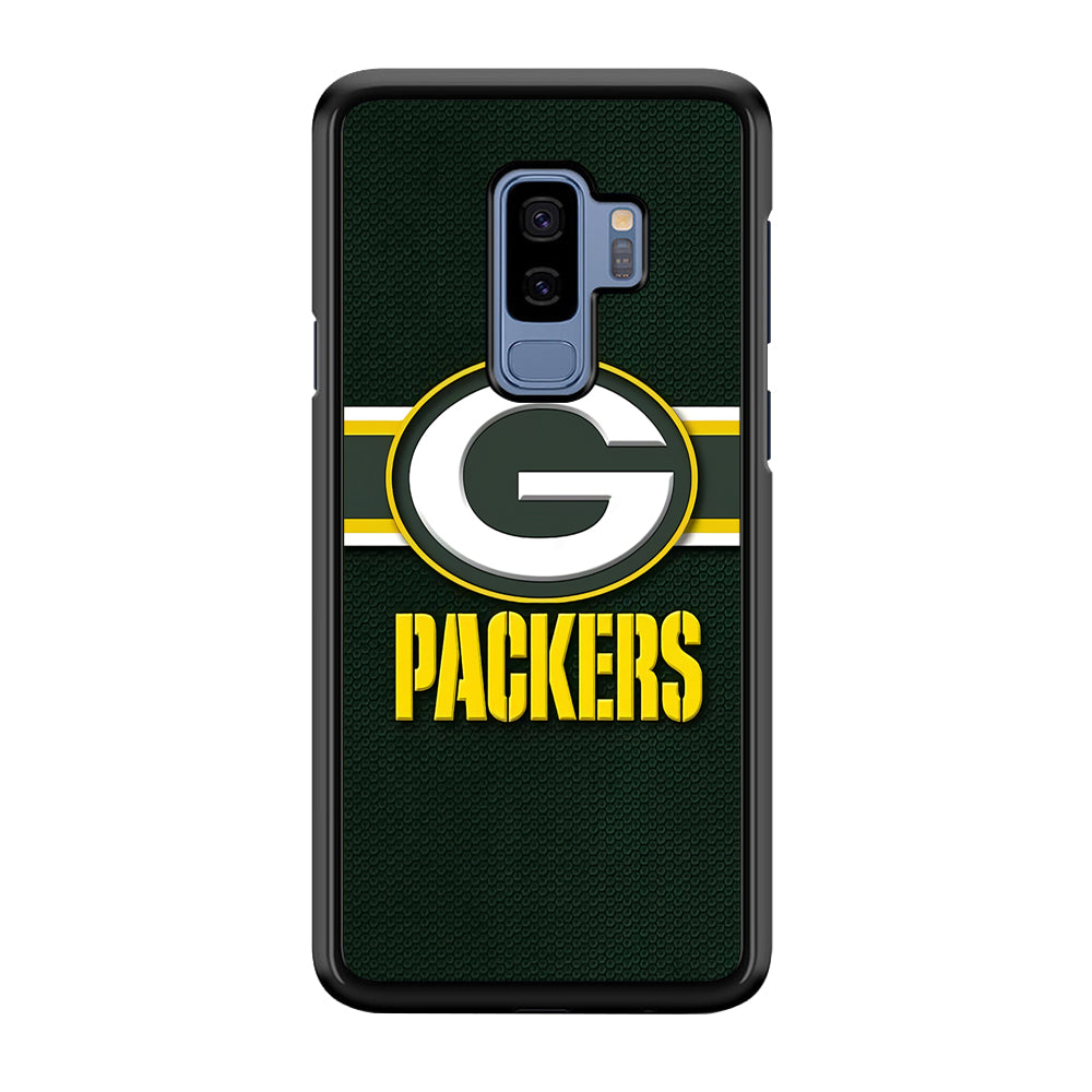 NFL Green Bay Packers 001 Samsung Galaxy S9 Plus Case-Phone Case-Rubber Black (2D Case)-Altracase