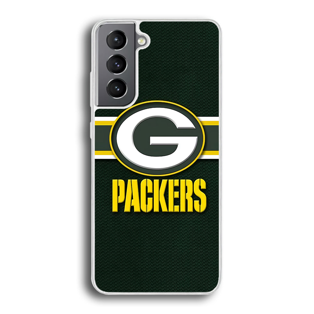NFL Green Bay Packers 001 Samsung Galaxy S22 Case-Phone Case-Rubber White (2D Case)-Altracase