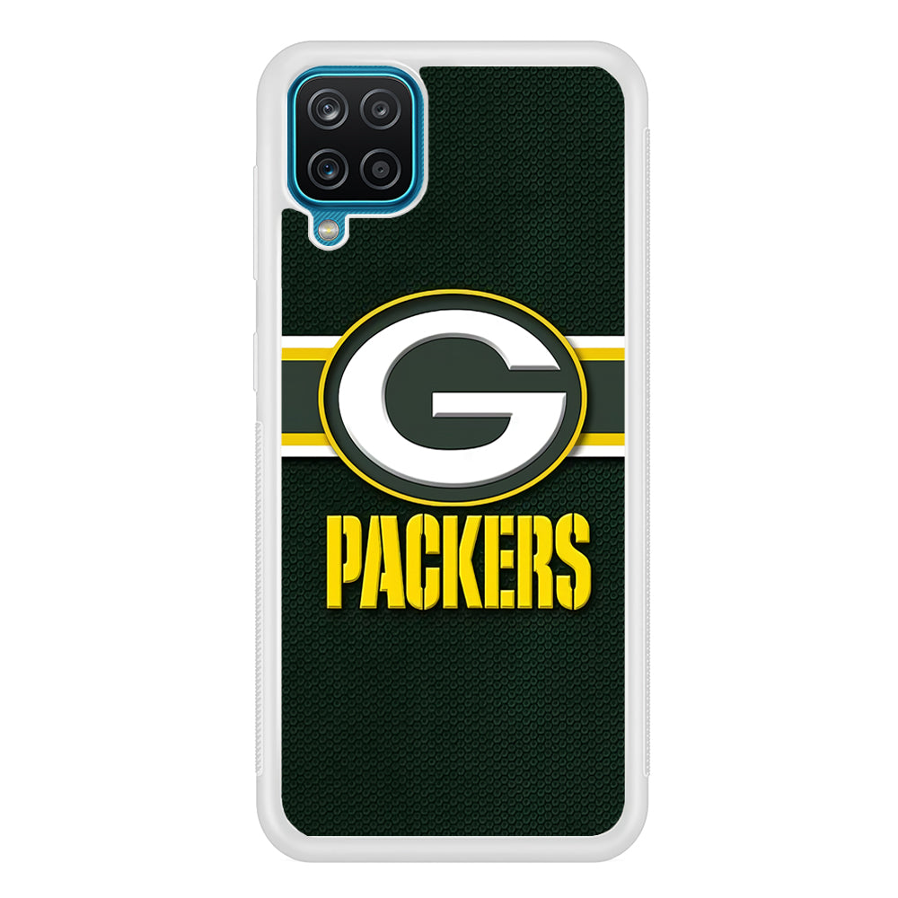 NFL Green Bay Packers 001 Samsung Galaxy A12 Case-Phone Case-Rubber White (2D Case)-Altracase