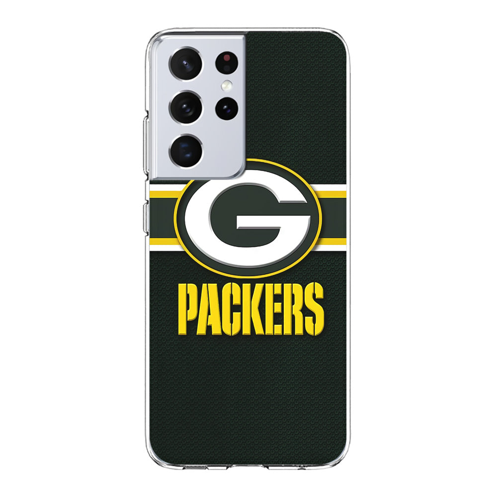 NFL Green Bay Packers 001 Samsung Galaxy S21 Ultra Case-Phone Case-Clear Soft Case-Altracase