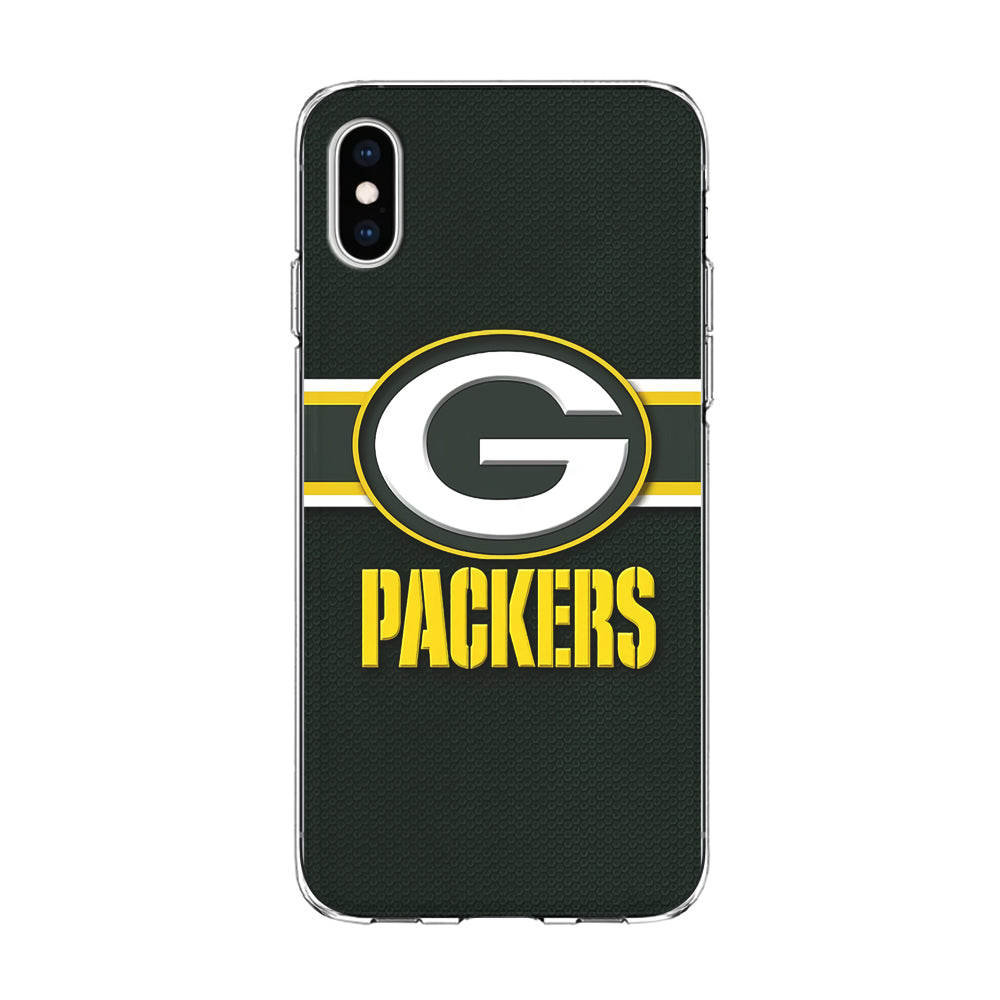 NFL Green Bay Packers 001 iPhone Xs Case-Phone Case-Clear Soft Case-Altracase