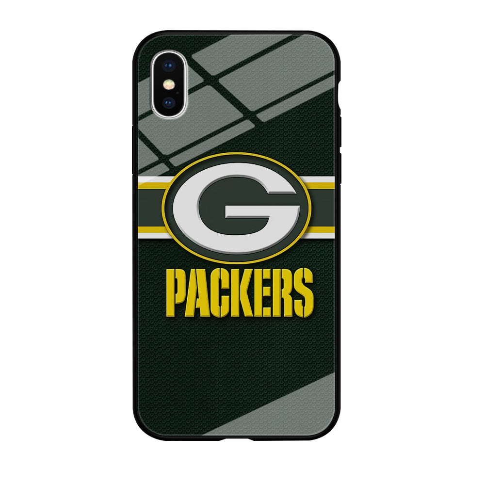 NFL Green Bay Packers 001 iPhone Xs Case-Phone Case-Tempered Glass Case-Altracase